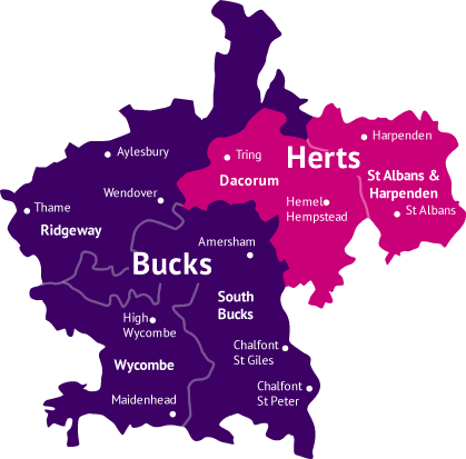 Map - Hertfordshire
