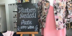 Retail volunteers wanted