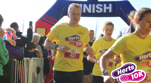 Runners at the Herts 10K