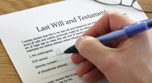 Making a Will and leaving a gift