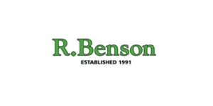 R Benson logo