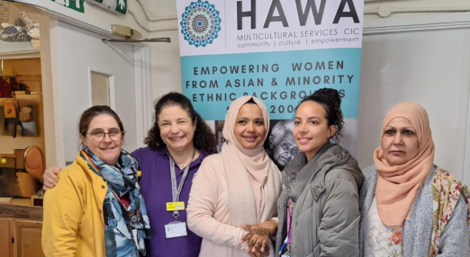 rennie grove peace community engagement team meeting women from HAWA