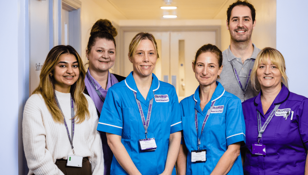 group photo of clinical staff