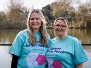 Bobbi and Emma from our Events team modelling the RGP t-shirts! 