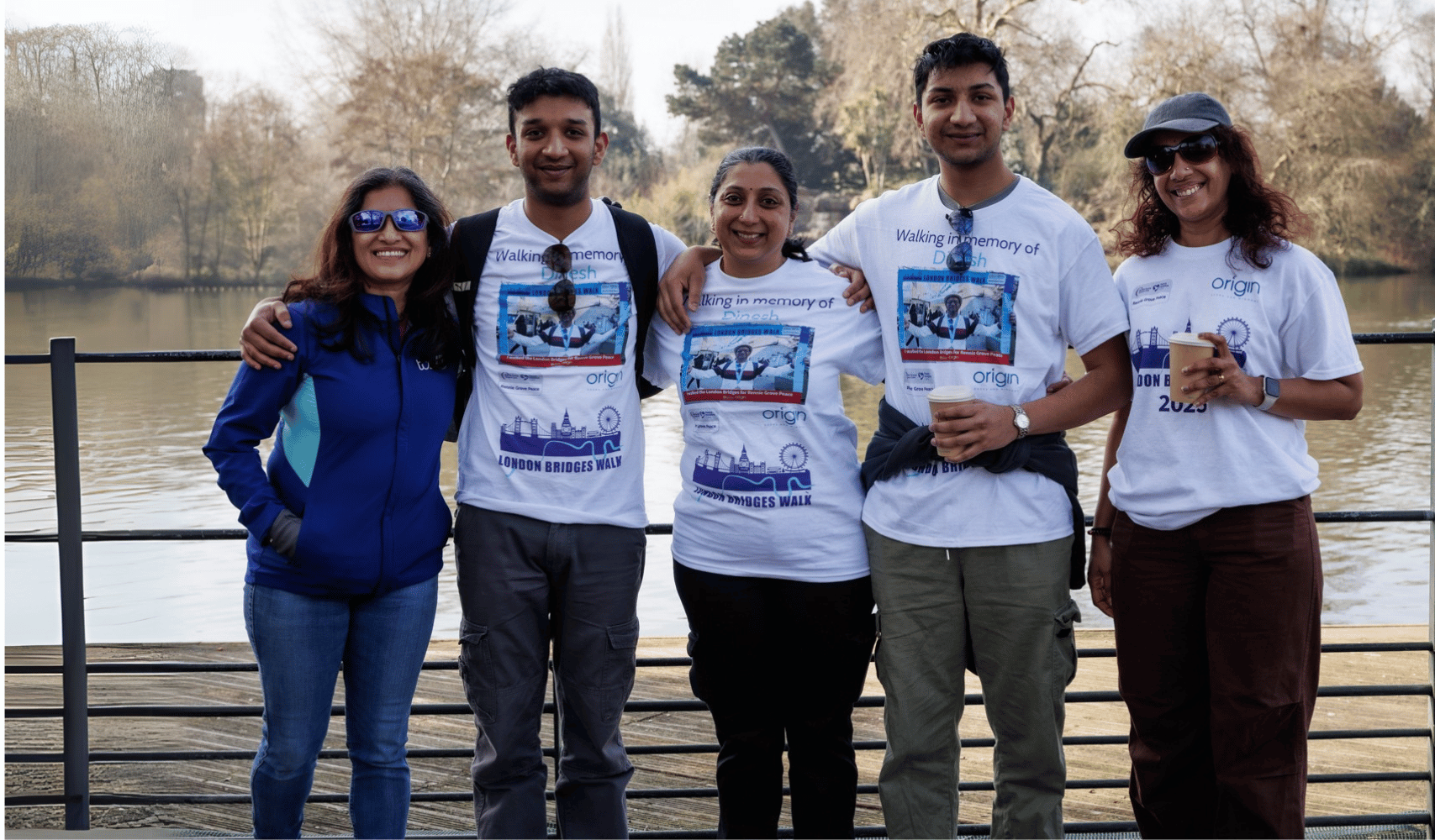 Walking in memory of Dinesh