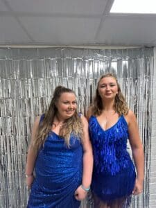 Tia and her dance partner, Amber
