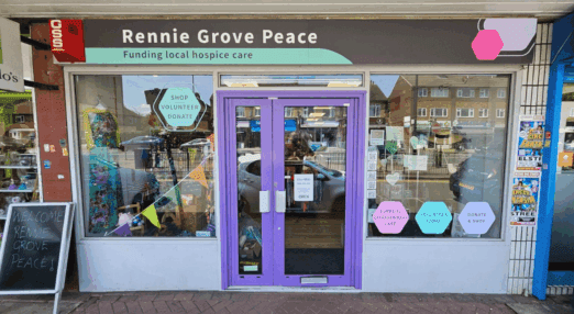 Rennie Grove Peace Bushey Charity Shop