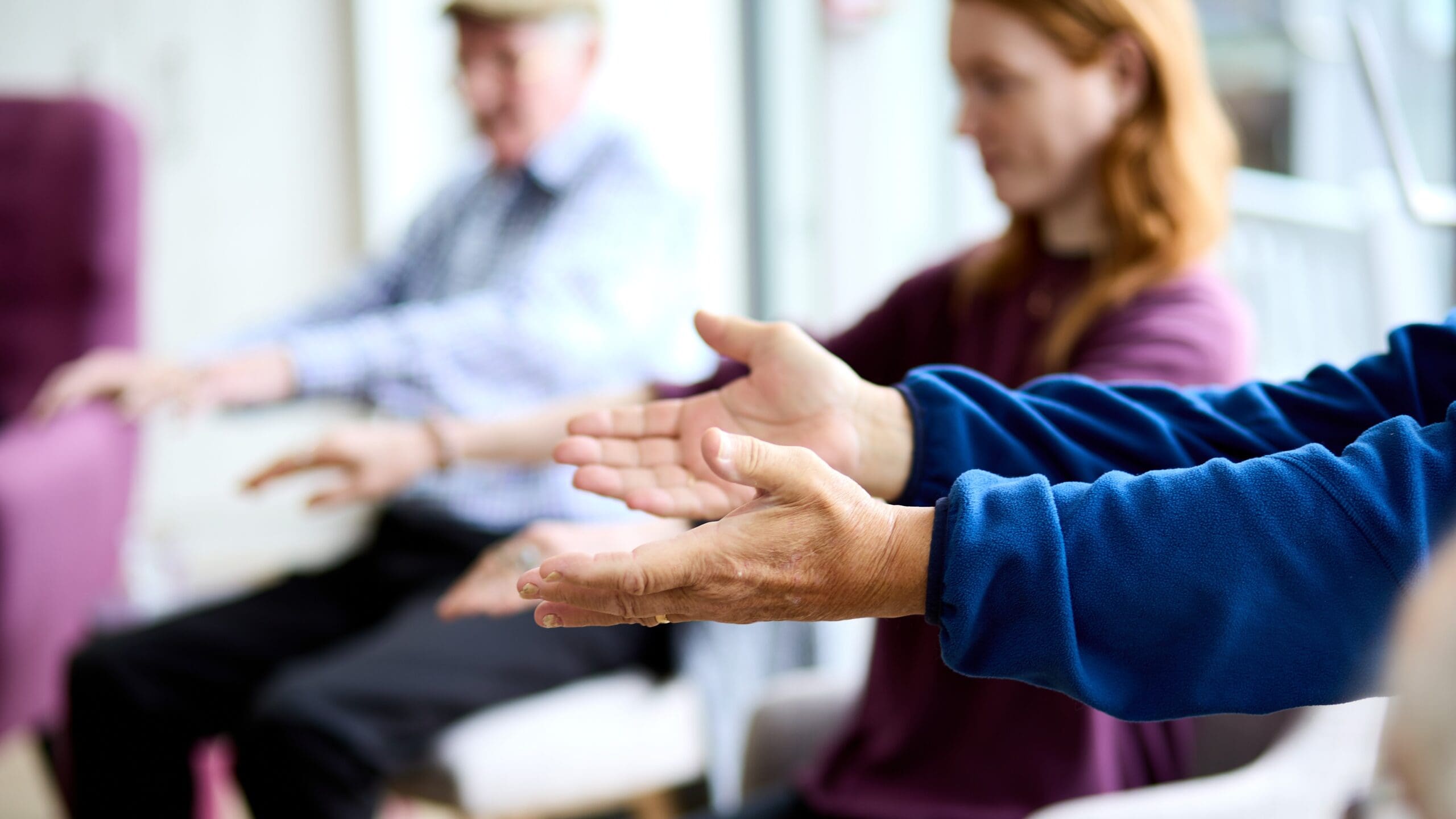 Yoga instructor volunteer