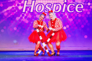 Lorna and Michelle performing their charleston routine