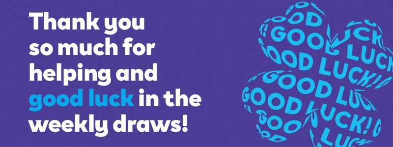 Play the lottery now. Just £1 per entry