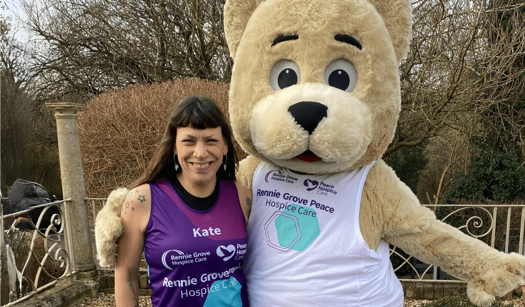 Kate ran the London Marathon in memory