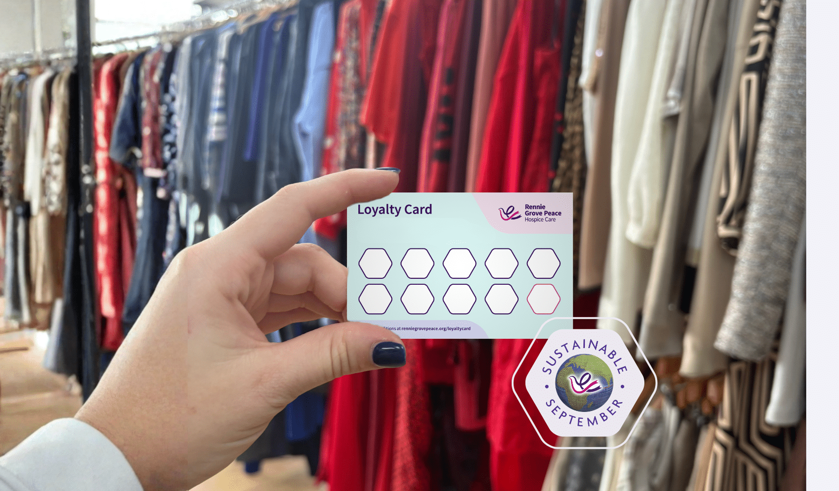 Sustainable September returns to Rennie Grove Peace charity shops